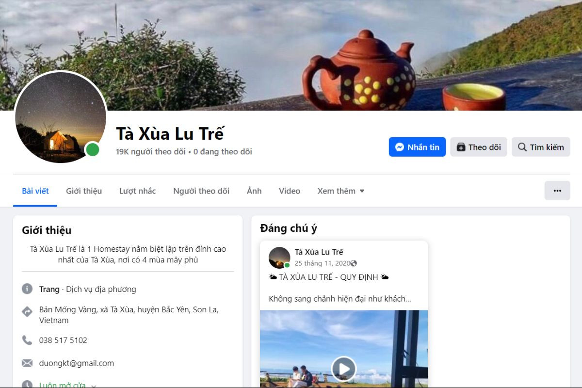 Truy cập fanpage để nhận tư vấn trực tiếp