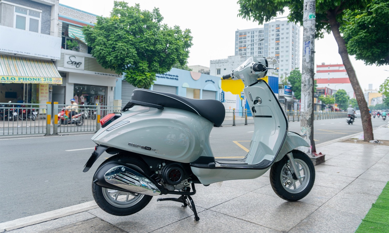 Dòng xe máy 50cc cho học sinh nam Espero Classic SE FI được đánh giá cao về khả năng tiết kiệm nhiên liệu